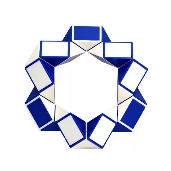 Головоломка Rubik's - Змійка (Біло-Блакитна)