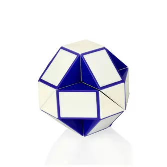 Головоломка Rubik's - Змійка (Біло-Блакитна)