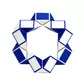 Головоломка Rubik's - Змійка (Біло-Блакитна) - RBL808-1_7.jpg - № 7