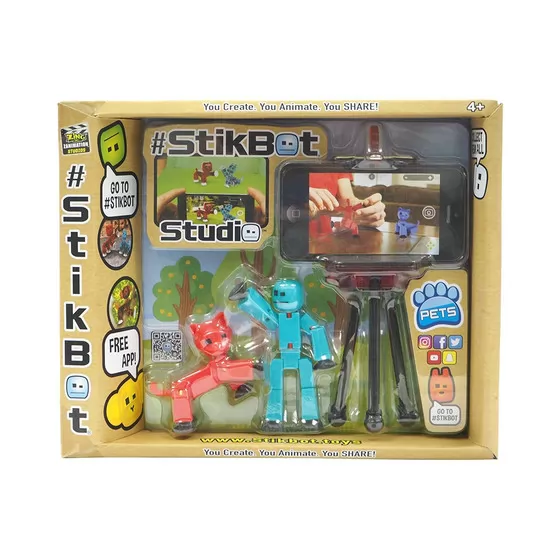 Ігровий Набір Для Анімаційного Творчості Stikbot S2 Pets - Студія