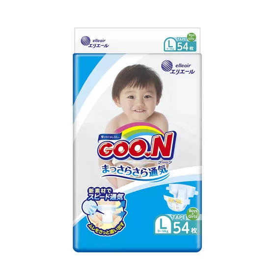 Подгузники Goo.N Для Детей (L, 9-14 Кг) коллекция 2018 года