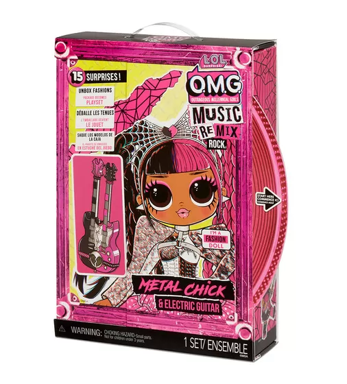 Ігровий набір з лялькою L.O.L. Surprise! серії O.M.G. Remix Rock" - Леді-Метал" - 577577_5.jpg - № 5