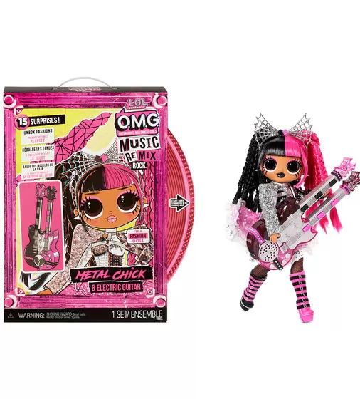 Игровой набор с куклой L.O.L. Surprise! серии O.M.G. Remix Rock" – Леди-Металл" - 577577_1.jpg - № 1