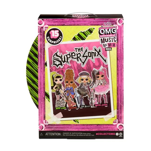 Игровой набор с куклой L.O.L. Surprise! серии O.M.G. Remix Rock" &ndash; Леди-Ритм"