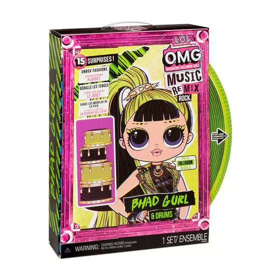 Ігровий набір з лялькою L.O.L. Surprise! серії O.M.G. Remix Rock" - Леді-Ритм"