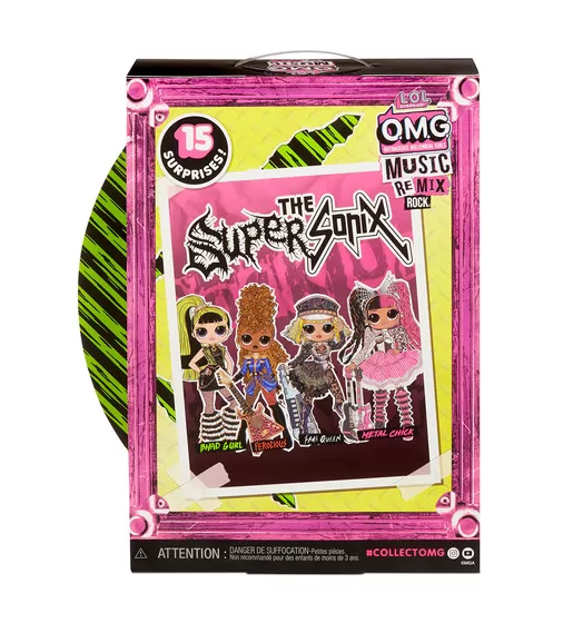Игровой набор с куклой L.O.L. Surprise! серии O.M.G. Remix Rock" – Леди-Ритм" - 577584_6.jpg - № 6