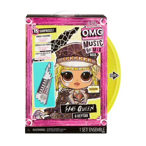 Игровой набор с куклой L.O.L. Surprise! серии O.M.G. Remix Rock" – Королева Сцены"
