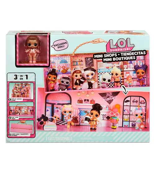 Игровой набор с куклой L.O.L. Surprise! - Маленькие магазинчики 3-в-1 - 576297_1.jpg - № 1