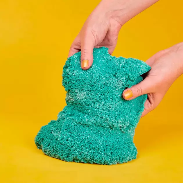Пісок для дитячої творчості - Kinetic Sand Бірюзовий блиск