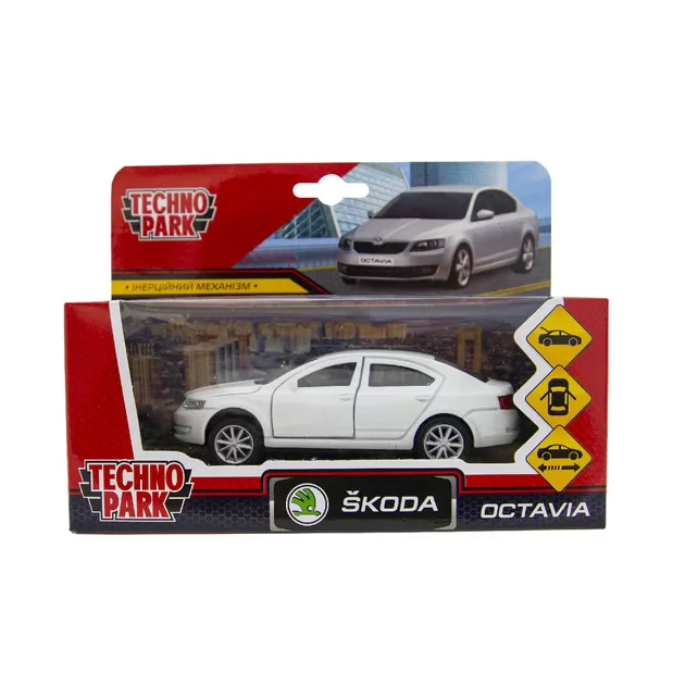 Автомодель - SKODA OCTAVIA (білий)