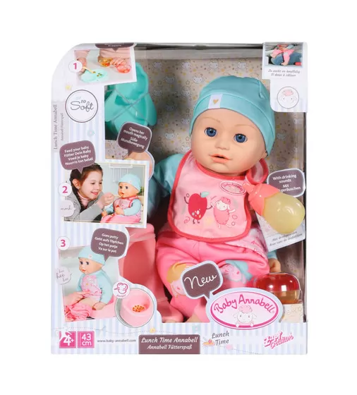 Інтерактивна лялька Baby Annabell - Ланч крихітки Аннабель - 702987_13.jpg - № 13