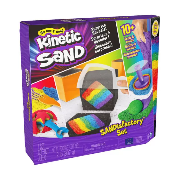 Набір піску для дитячої творчості - Kinetic Sand Мегафабрика