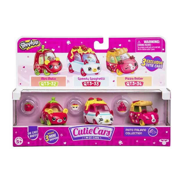 Набір Міні-Машинок Shopkins Cutie Cars S3 - Італійські Пригоди