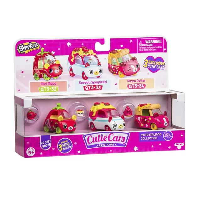Набір Міні-Машинок Shopkins Cutie Cars S3 - Італійські Пригоди