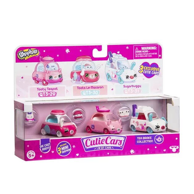 Набір Міні-Машинок Shopkins Cutie Cars S3 - Поспішаєм На Чай