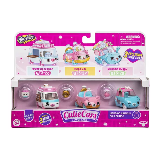 Набір Міні-Машинок Shopkins Cutie Cars S3 - Весільний Кортеж
