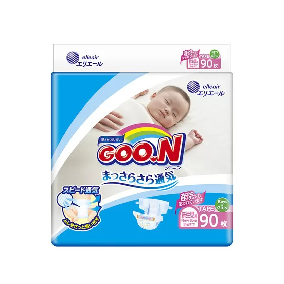 Підгузки  Goo.N Для Немовлят Колекція 2018 (Розмір Ss, До 5 Кг)