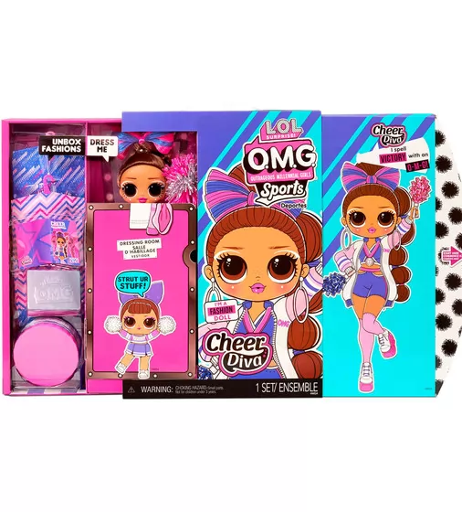 Игровой набор с куклой L.O.L. Surprise! серии O.M.G. Sports Doll" – Леди-Чирлидер" - 577508_4.jpg - № 4
