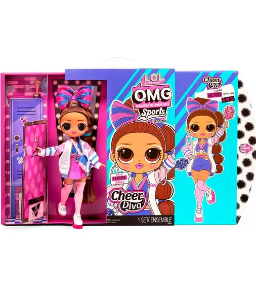 Игровой набор с куклой L.O.L. Surprise! серии O.M.G. Sports Doll" – Леди-Чирлидер" - 577508_5.jpg - № 5