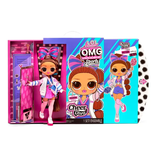 Ігровий набір з лялькою L.O.L. Surprise! серії O.M.G.Sports Doll" – Леді-Чирлідер"