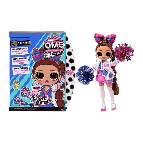 Игровой набор с куклой L.O.L. Surprise! серии O.M.G. Sports Doll" – Леди-Чирлидер"