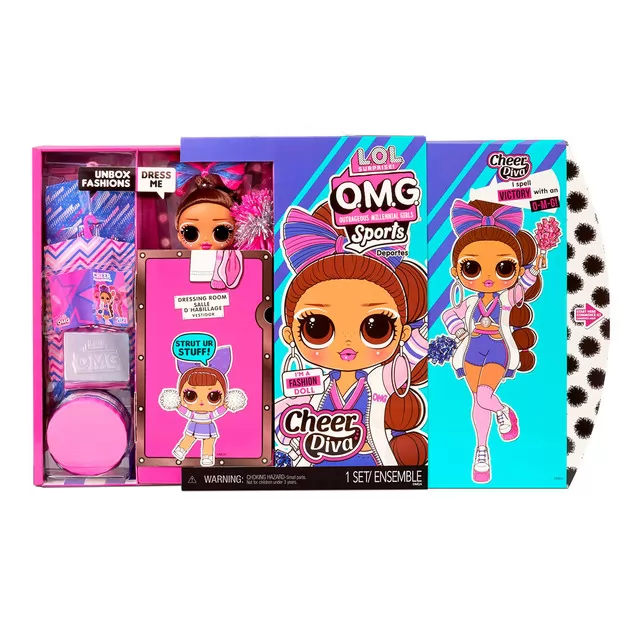 Ігровий набір з лялькою L.O.L. Surprise! серії O.M.G.Sports Doll" – Леді-Чирлідер"