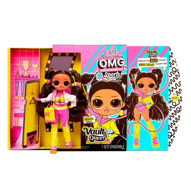 Ігровий набір з лялькою L.O.L. Surprise! серії O.M.G.Sports Doll" &ndash; Гімнастка"