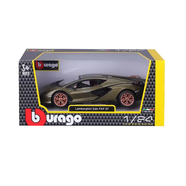 Автомодель - LAMBORGHINI SI&Aacute;N FKP 37 (асорті зелений металік, червоний металік, 1:24)