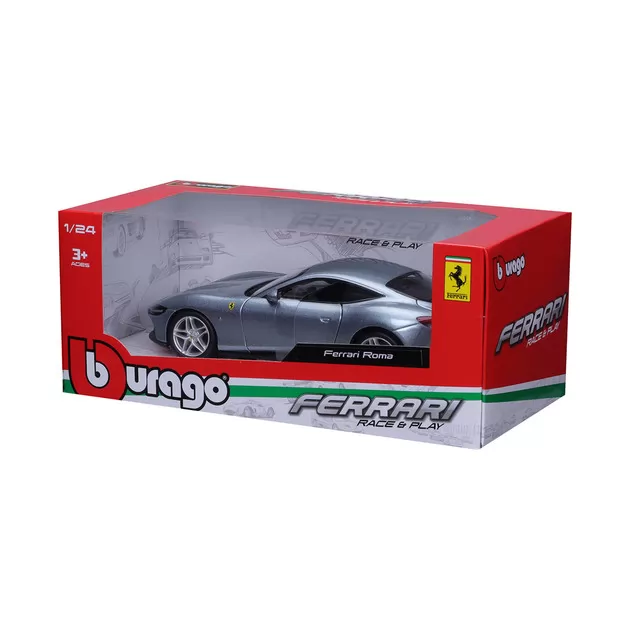 Автомодель - Ferrari Roma  (асорті сірий металік, червоний металік, 1:24)