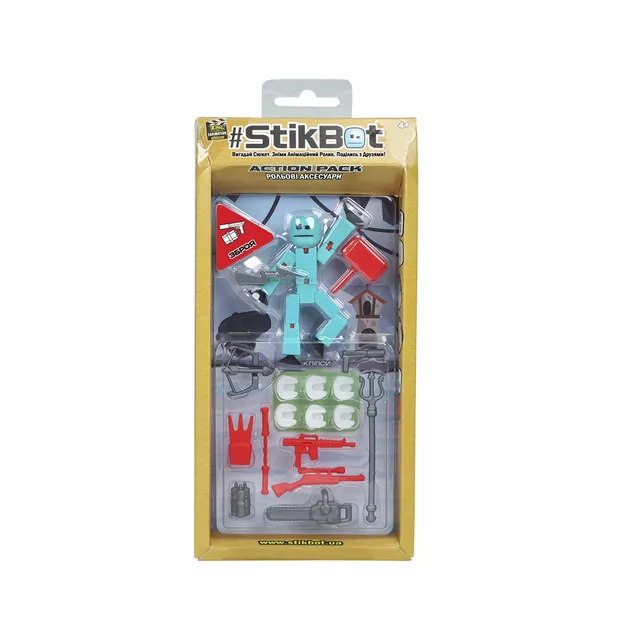 Фігурка для анімаційної творчості Stikbot S2 - Weapon