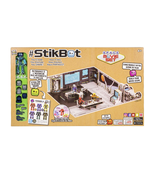 Ігровий Набір Для Анімаційного Творчості Stikbot - Космос - TST623S_3.jpg - № 3