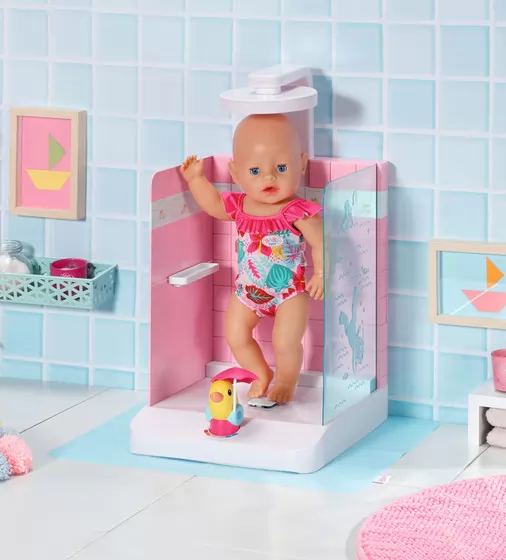 Автоматична душова кабінка для ляльки Baby Born - Купаємося з качечкою - 830604_11.jpg - № 11