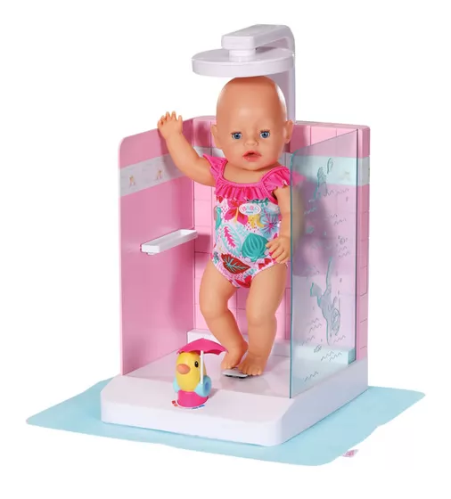 Автоматична душова кабінка для ляльки Baby Born - Купаємося з качечкою - 830604_8.jpg - № 8