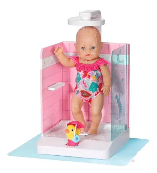 Автоматична душова кабінка для ляльки Baby Born - Купаємося з качечкою - 830604_9.jpg - № 9