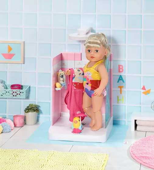 Автоматична душова кабінка для ляльки Baby Born - Купаємося з качечкою - 830604_13.jpg - № 13