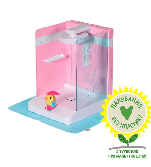 Автоматична душова кабінка для ляльки Baby Born - Купаємося з качечкою - 830604_1.jpg - № 1