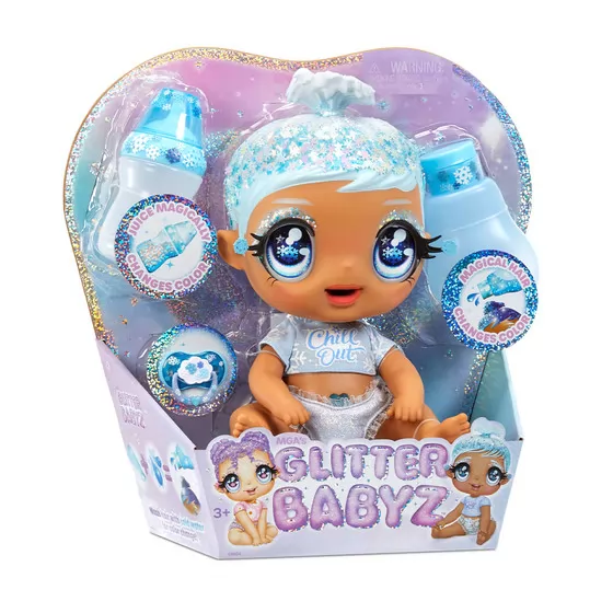 Игровой набор с куклой Glitter Babyz - Снежинка