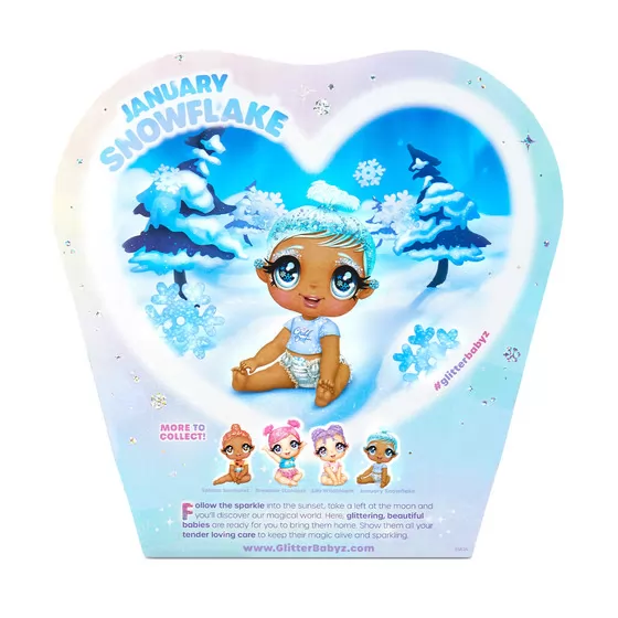 Игровой набор с куклой Glitter Babyz - Снежинка