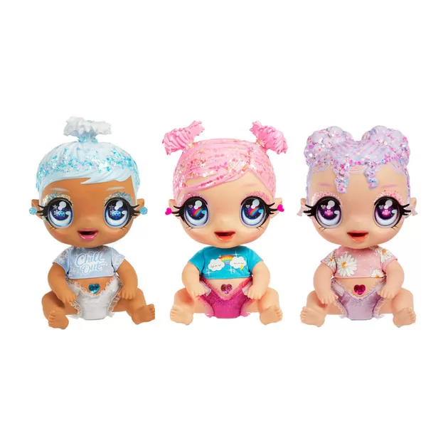 Игровой набор с куклой Glitter Babyz - Снежинка