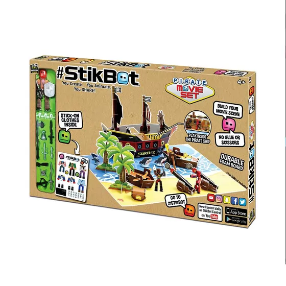 Ігровий Набір Для Творчості Stikbot S2 - Острів Скарбів