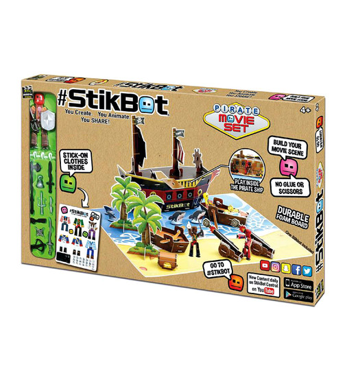 Игровой Набор Для Творчества Stikbot S2 – Остров Сокровищ - TST623P_1.jpg - № 1