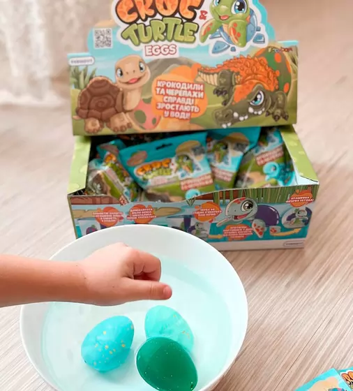 Растущая игрушка в яйце - Крокодилы и черепахи - T070-2019_8.jpg - № 8