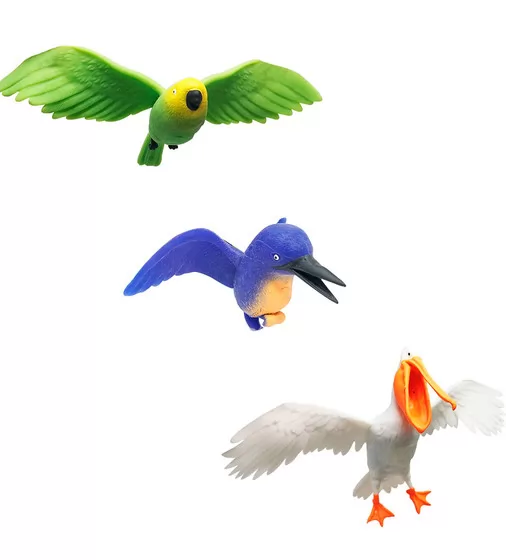 Стретч-игрушка в виде животного – Тропические птички (12 шт, в дисплее) - 14-CN-2020-CDU_4.jpg - № 4