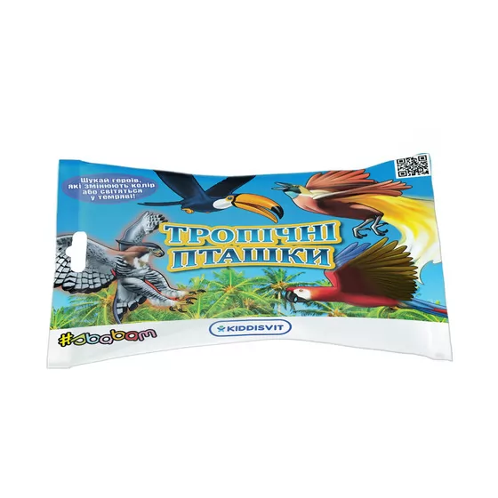 Стретч-игрушка в виде животного – Тропические птички (12 шт, в дисплее)