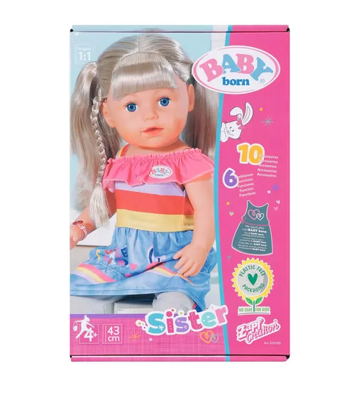 Кукла BABY Born серии Нежные объятия - Модная сестричка - 830345_11.jpg - № 11
