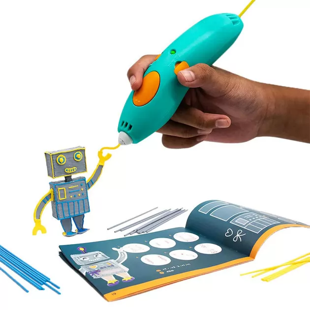 3D-ручка 3Doodler Start Plus для дитячої творчості базовий набір- КРЕАТИВ (72 стрижні)