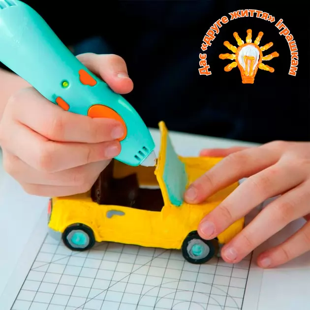 3D-ручка 3Doodler Start Plus для дитячої творчості базовий набір- КРЕАТИВ (72 стрижні)