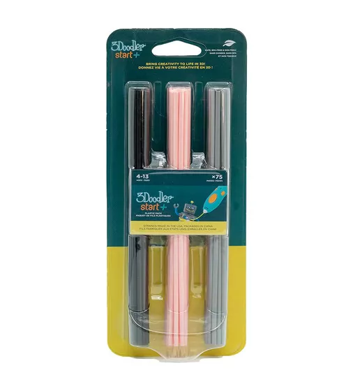 Набор стержней для 3D-ручки 3Doodler Start - Микс (75 шт: черный, розовый, серый) - 3DS-ECO-MIX3-75_2.jpg - № 2