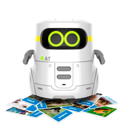 Розумний робот з сенсорним керуванням та навчальними картками - AT-ROBOT 2 (білий) - AT002-01-UKR_4.jpg - № 4