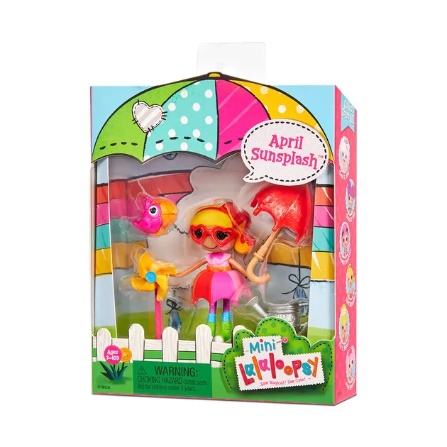 Кукла MINI LALALOOPSY &ndash; Радужная Эйприл (с аксессуарами)